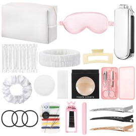 Kacctyen Women's Emergency Kit for Bride Weddings Essential Items for Brides Daily Use Travel Makeup Bag Survival Set for Team Bride Shower Gift Emergency Supplies