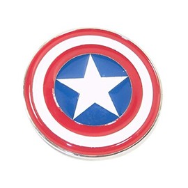 Captain America Series Shield Metal Enamel Belt Buckle