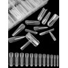 EBANKU 96PCS Clear Matte Dual Nail Forms Kit Full Cover