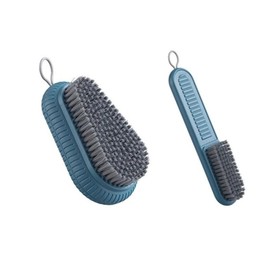 Naisfei 2 PCS Heavy Duty Nail Brush for Cleaning Fingernails, Nail Brush for Cleaning Fingernails Two Sided Hand Fingernail Scrub Brush Soft Stiff Bristles Nails Toes Scrubber