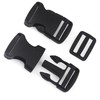10 Pack 32mm Plastic Side Release Buckle Clips, Replacement Buckle