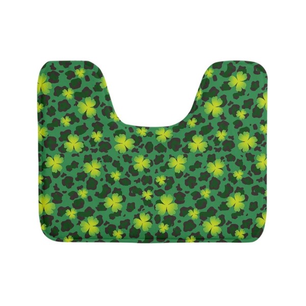 Maiyoinou St Patricks Day Universal U-Shaped Toilet Floor Mat Bath