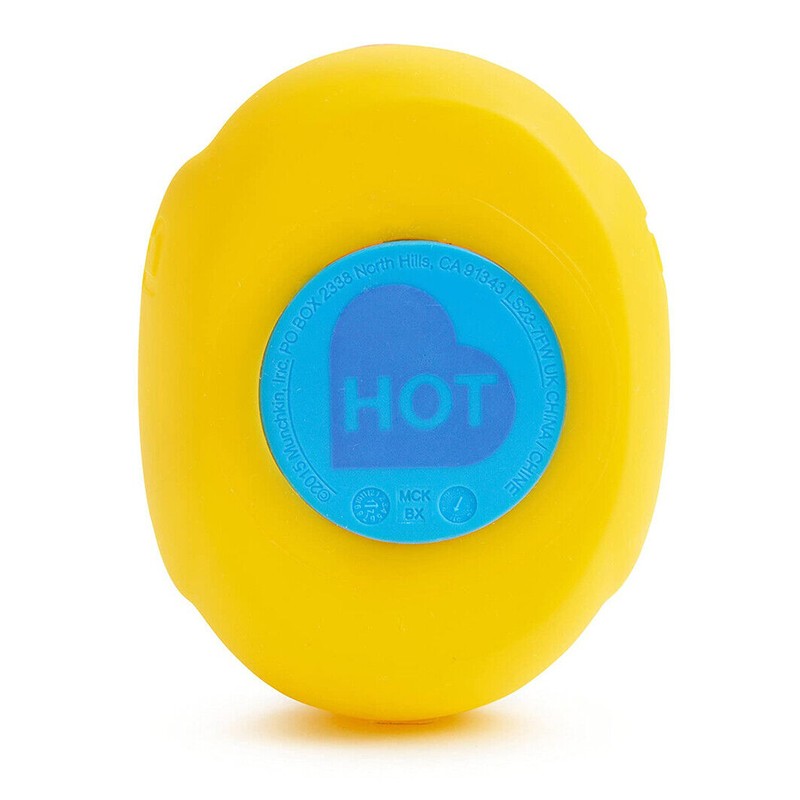 MUNCHKIN SAFETY BATH DUCKY WHITE HOT ALERT RUBBER DUCK 0+