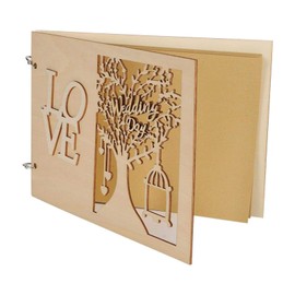 Guest Book, Wedding Guest Book Album Message Notebook Guest Sign in Book for Wedding Engagement Ceremony Party Decoration(02)