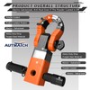 AUTMATCH Shackle Hitch Receiver 2" with 3/4" Mega D Ring