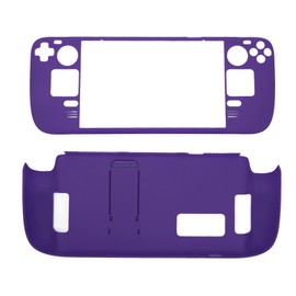 Kickstand Case for Steam Deck Hands Free Full Protection Fingerprint Proof Protective Case for Steam Deck Dark Violet