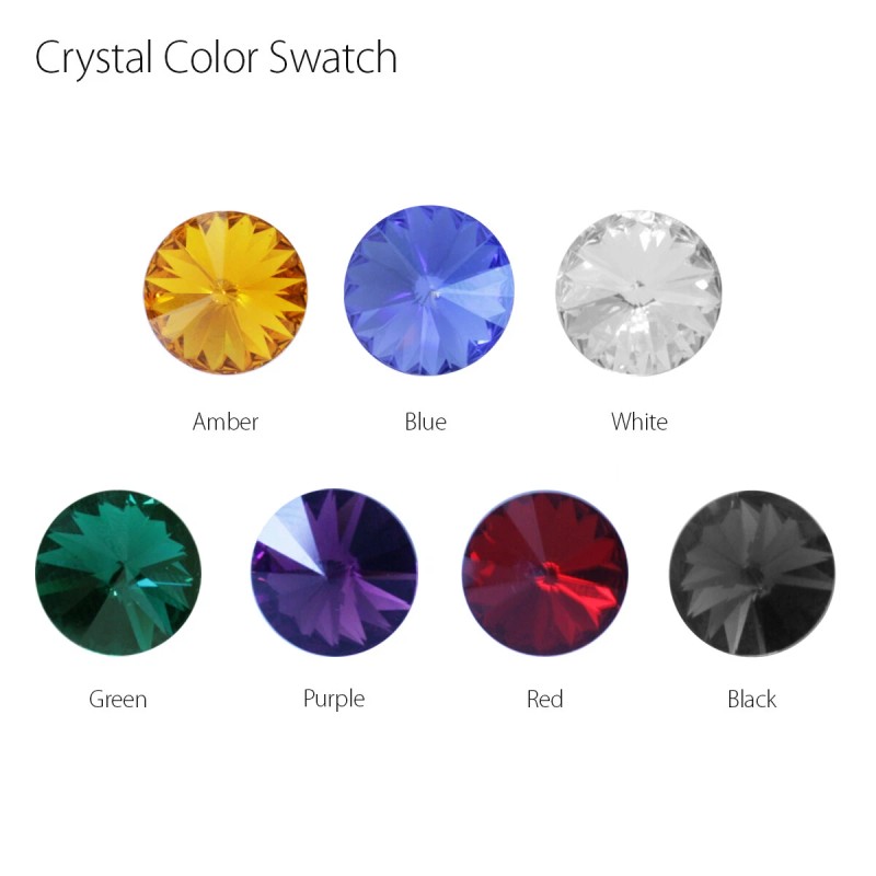 Kenworth Toggle switch extension 2 1/4" purple jewel chrome aluminium