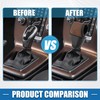 A ABSOPRO Car Shift Knob Cover Universal Vehicle Carbon Fiber