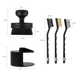 VZU Car Dust Brush, Brush Car Cleaning, Car Brush Interior, Cleaning Brush, for Car Cleaning, Tyre Shine, for Tyres/Ventilation/Interior/Emblems/Seats/Dash