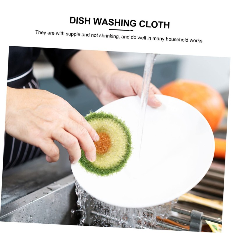 LIFKOME 5-Pack Dishwashing Scourers Dishwasher Dishwashing Pads Household Dish Sponges