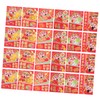 NUOBESTY 36pcs Cartoon Red Envelopes for Chinese Year and Weddings