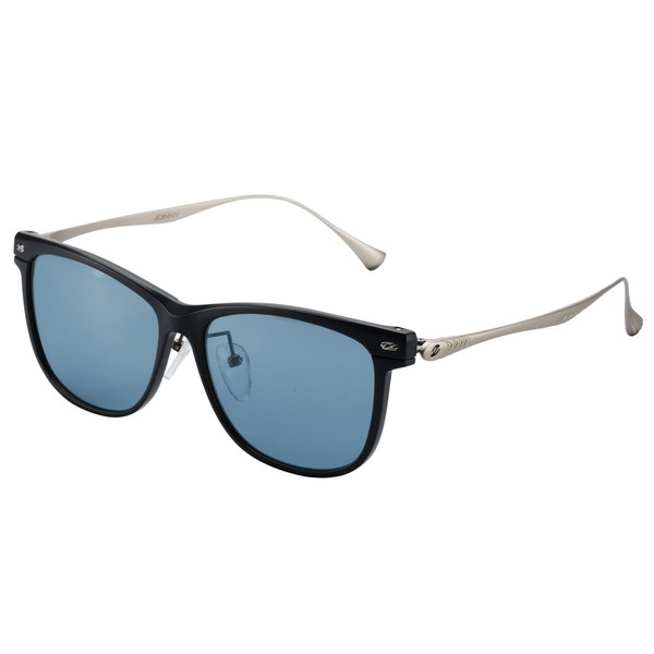 Zeque, JONNY F-2223 Polarized Sunglasses, Matte Black & Silver MASTER