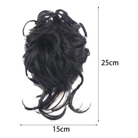 Pelo Desordenado Círculo Barba Larga Bolas Cabeza Pelo