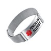 YOTHIWAD Medical Alert Bracelets for Men Women Medical Id Bracelets