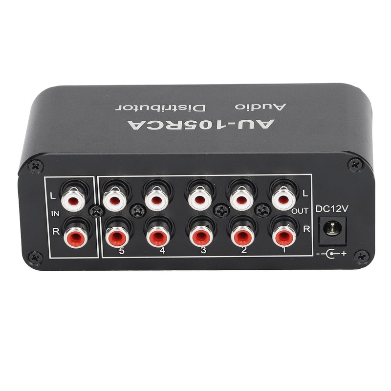 Bi Directional Audio Switcher High Fidelity 5 Way Audio Switch