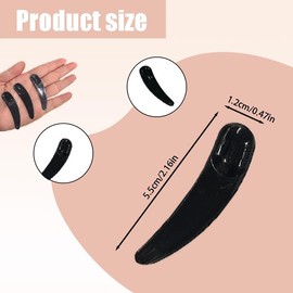 100 PCS Cosmetic Spatulas, Black Mini Makeup Spatula and Skin Spatula, Disposable Plastic Spatula for Cosmetics, Makeup Scoop for Skin Care Facial Cream Mask Sampling and Mixing