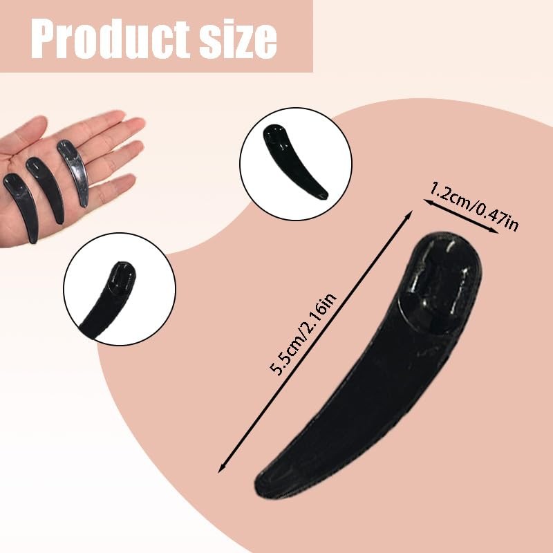 100 PCS Cosmetic Spatulas, Black Mini Makeup Spatula and Skin
