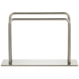 Endoshoji PMNFU 18-8 Menu Stand, J-1, Stainless Steel, 5.9 x 2.6 x 3.7 inches (150 x 65 x 95 mm)