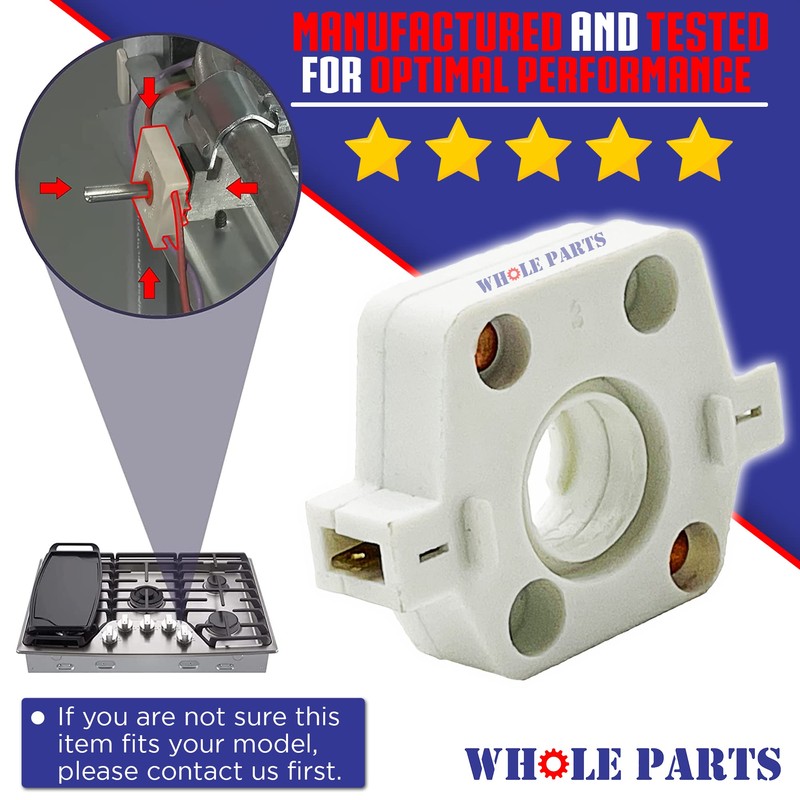 Whole Parts Gas Range Spark Ignition Switch Part# PA020011 -
