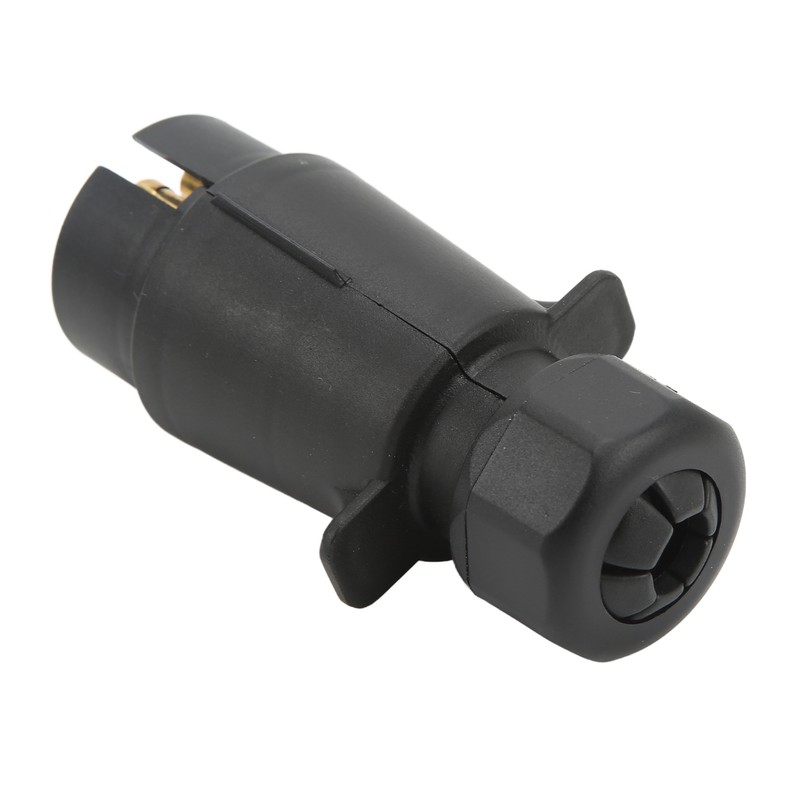 7 Pin Trailer Plug Socket with Gasket Bracket Kit Wiring