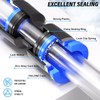 200 pcs Straight Push Connectors Plastic Quick Release Connectors Air