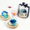 TEATSIGHT Preserved Flower Arrangement in a Glass Pot, Wrapped, 3 Flowers