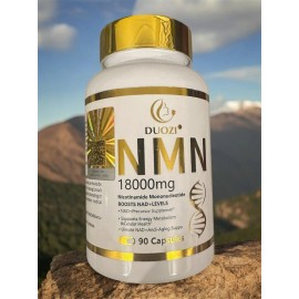 NMN + Resveratrol 90 Cápsulas Antiedad Antioxidante Suplemento Salud 18000mg