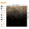 WOLADA 8x8FT Gold Backdrop Glitter Backdrop Gold Spots Bokeh Backdrop