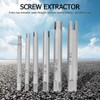 Gonnely Tap Extractor, 6 Pieces High-Speed Steel Screw Extractor, Stripped