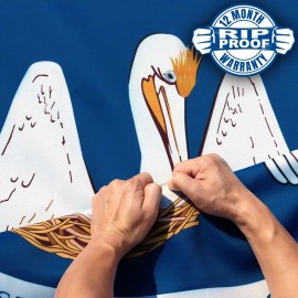 Anley Rip-Proof Double Sided 3-Ply Louisiana State Flag 3x5 Ft Louisiana LA Flag