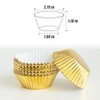 Gold Cupcake Liners,GOLF Standard Size Gold Foil Cupcake Liners Wrappers