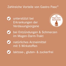 Pascoe® Gastro Pasc: for gastrointestinal complaints - for inflammation and pain in the stomach and intestines - for diseases of the digestive organs - 20 ml