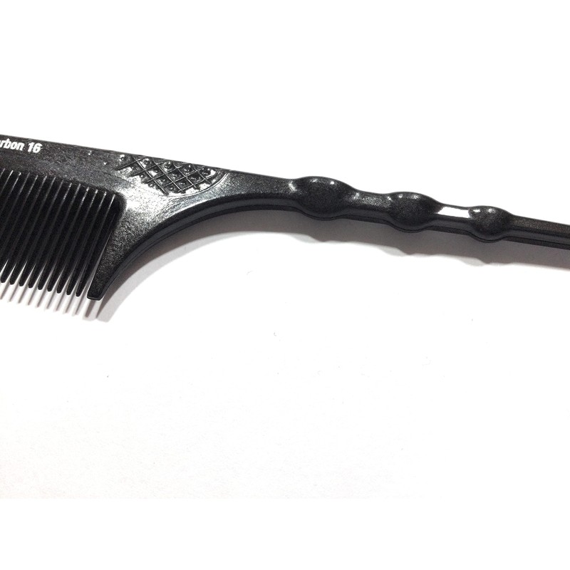 Hercules Sägemann HS C16 Carbon 16 Professional Ergo Comb Charcoal