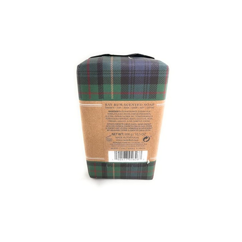 Castelbel Bay Rum Scented Luxury Soap, 10.5 Ounces