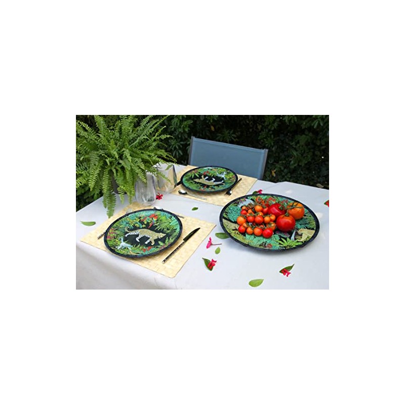 Les Jardins de la Comtesse Jungle Red & Green Melamine