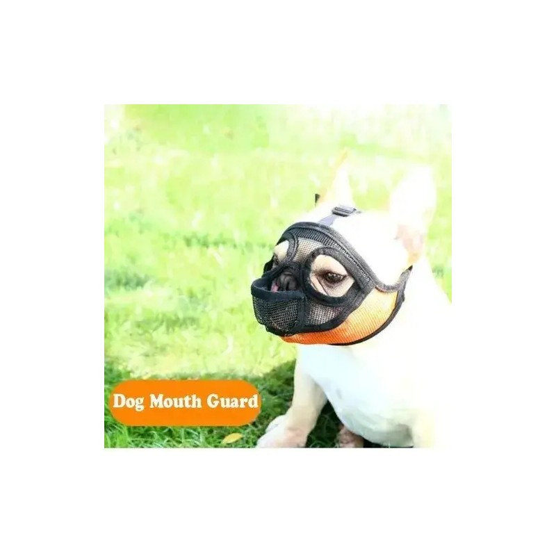 Bozal/mascarilla Ajustables Para Perro Bulldog