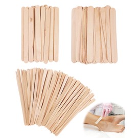 OPLCFO 2000pcs Wax Sticks for Hair Removal, 3 Style Popsicle Sticks for Waxing, Applicatorstick with Small Medium Large Sizes