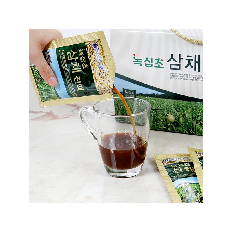 Noksipcho 삼채명가 녹십초 국산 삼채진액 1박스 (80mlx30포) / 식이유황함유 삼채