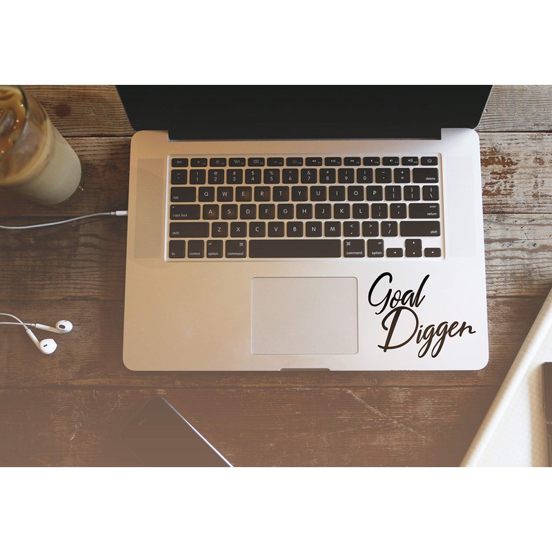 World Design Goal Digger Laptop Corner Decal
