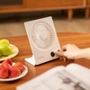 Ultra Thin Table Fan Desktop Flat Battery Operated Standing Hanging
