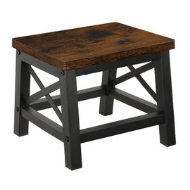 YINMIT Wooden Step Stool for Adults and Kids, Step Stool for High Bed with Non-Slip Feet, Using for Bedroom, Living Room and Kitchen, Hold Up to 500 lbs