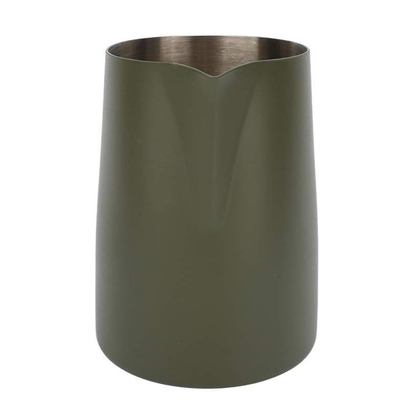 Milk Frothing Pitcher Slanting Mouth Food Grade Stainless Steel Milk