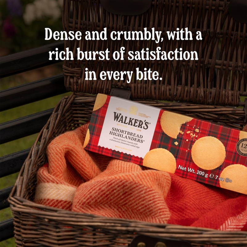 Walkers - Pure Butter Shortbread Highlanders - 200g