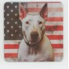 Bull Terrier Dog Breed - Patriotic Style Beverage COASTER