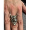 TENDER LIHOME Anillo Demonio Hannya Diablo Satán Cuernos Ajustable Calaver