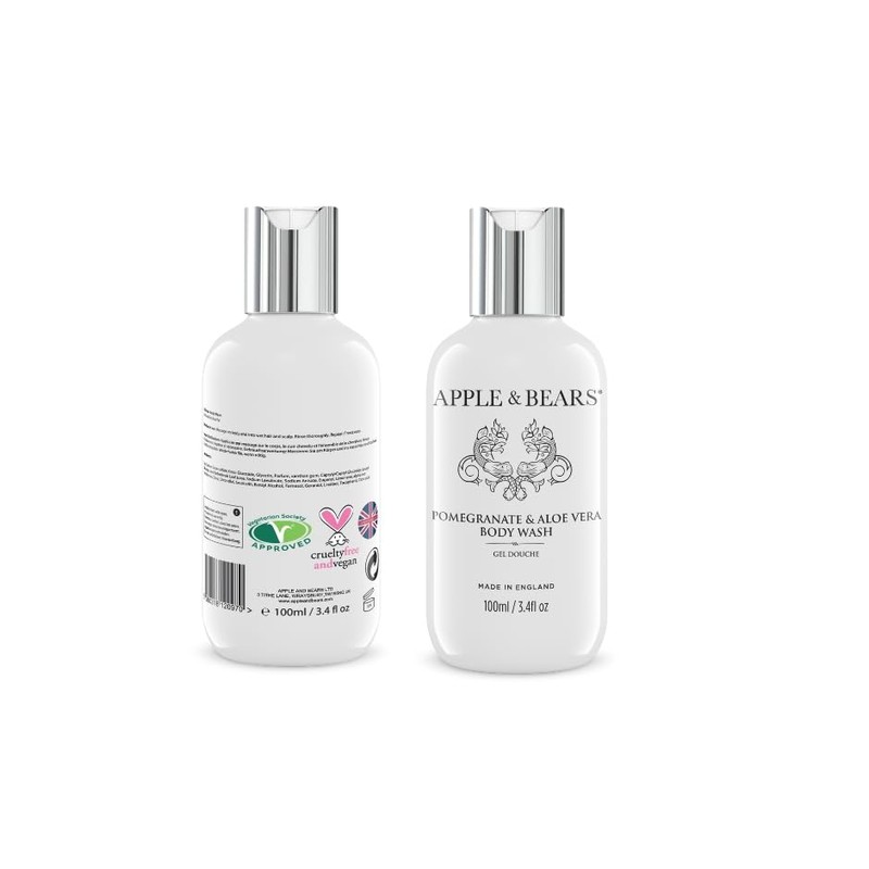 Pomegranate & Aloe Vera Travel Set - Body Wash &