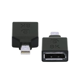 GINTOOYUN Displayport Female to Mini Displayport Male Adapter 8K DP Female to Mini DP Male Audio Video Adapter for Desktop Hosts, Laptops, Monitors, HD TV etc (Style 3)