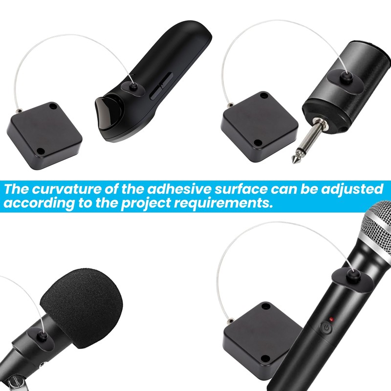 6.5 Ft Retractable Remote Control Safety Lock Tether, Remote Control