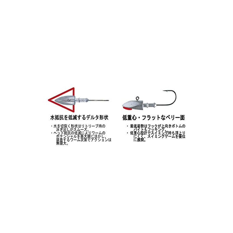 Fujiwara Mugen Head Short Shank, 0.2 oz (5 g)