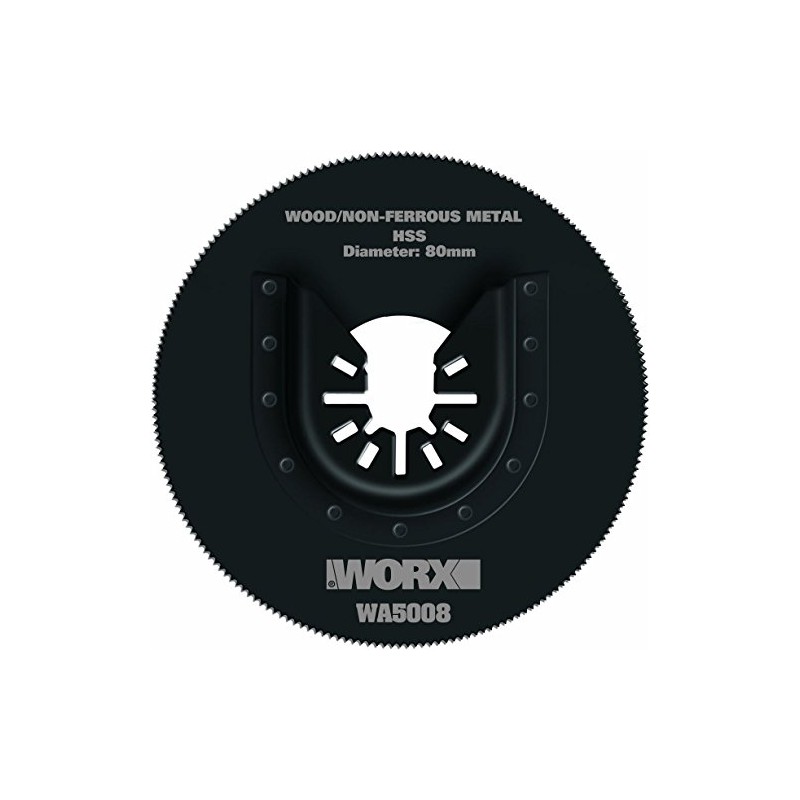 WORX WA5008 80mm Sonicrafter Oscillating Multitool Universal Circular Saw Blade